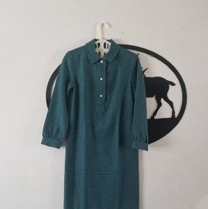 Vintage 1960s Pendleton wool dress